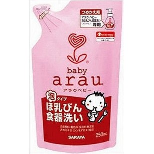 Arau Baby嬰兒食器泡沫清潔液 250ml補充庄(日本內銷版)